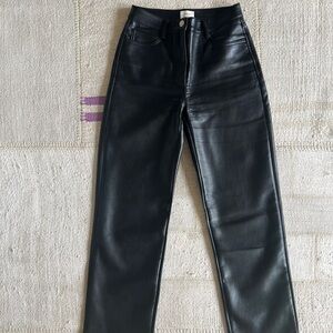 Aritzia leather pants